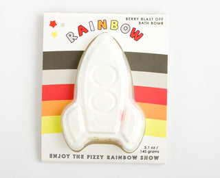 Feeling Smitten Rocket Rainbow Show Bath Blast, Feeling Smitten, Bath & Body, Bath and Body, Bath Bomb, Bath Bombs, Bath Time, Bathtime, Beauty, Boy Bath Bomb, Boy Gift, Boys Bath Bomb, Feeli