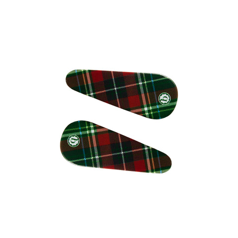 Baby Bling Holiday Plaid Almond Clip Set, Baby Bling, Baby Bling, Baby Bling Almond Clip Set, Baby Bling Holiday 2021, Baby Bling Holiday Plaid, Hair Bow, Jolly Holiday Sale, Headband - Basic