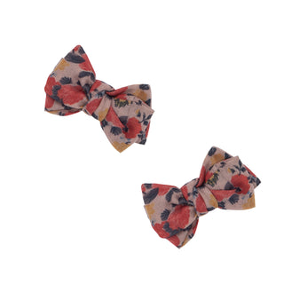 Baby Bling Tan Vintage Floral Baby Bloom Clip Set, Baby Bling, Baby Bling, Baby Bling Baby Bloom Clip Set, Baby Bling Clip 2 Pack, Baby Bling Clip Set, Baby Bling Clippie, Baby Bling Hair Cli