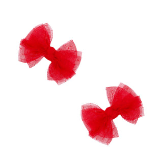 Baby Bling Tulle Baby FAB Clip Set - Cherry Dot, Baby Bling, Baby Baby Bling Headbands, Baby Bling, Baby Bling Baby FAB Clip Set, Baby Bling Tulle Baby FAB Clip Set, Baby Bling Valentines Day