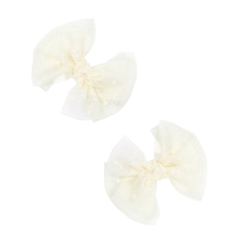 Baby Bling Ivory Tulle Baby FAB Clip Set, Baby Bling, Baby Baby Bling Headbands, Baby Bling, Baby Bling Baby FAB Clip Set, Baby Bling Clip, Baby Bling Headbands, Baby Bling Tulle Baby FAB Cli