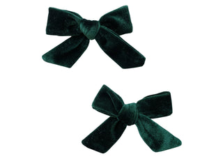 Baby Bling Velvet Clip Set - Forest Green, Baby Bling, Baby Bling, Baby Bling Black, Baby Bling Black Velvet Clip Set, Baby Bling Clip 2 Pack, Baby Bling Clip Set, Baby Bling Clip Sets, Baby 