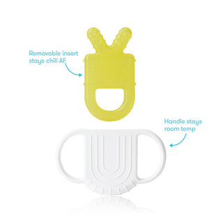Frida Baby Not-Too-Cold-To-Hold Teether, Frida, cf-type-teether, cf-vendor-frida, Frida, Frida Baby, Fridababy, Fridababy Not-Too-Cold-To-Hold Teether, Fridababy Silicone Teether, Fridababy T