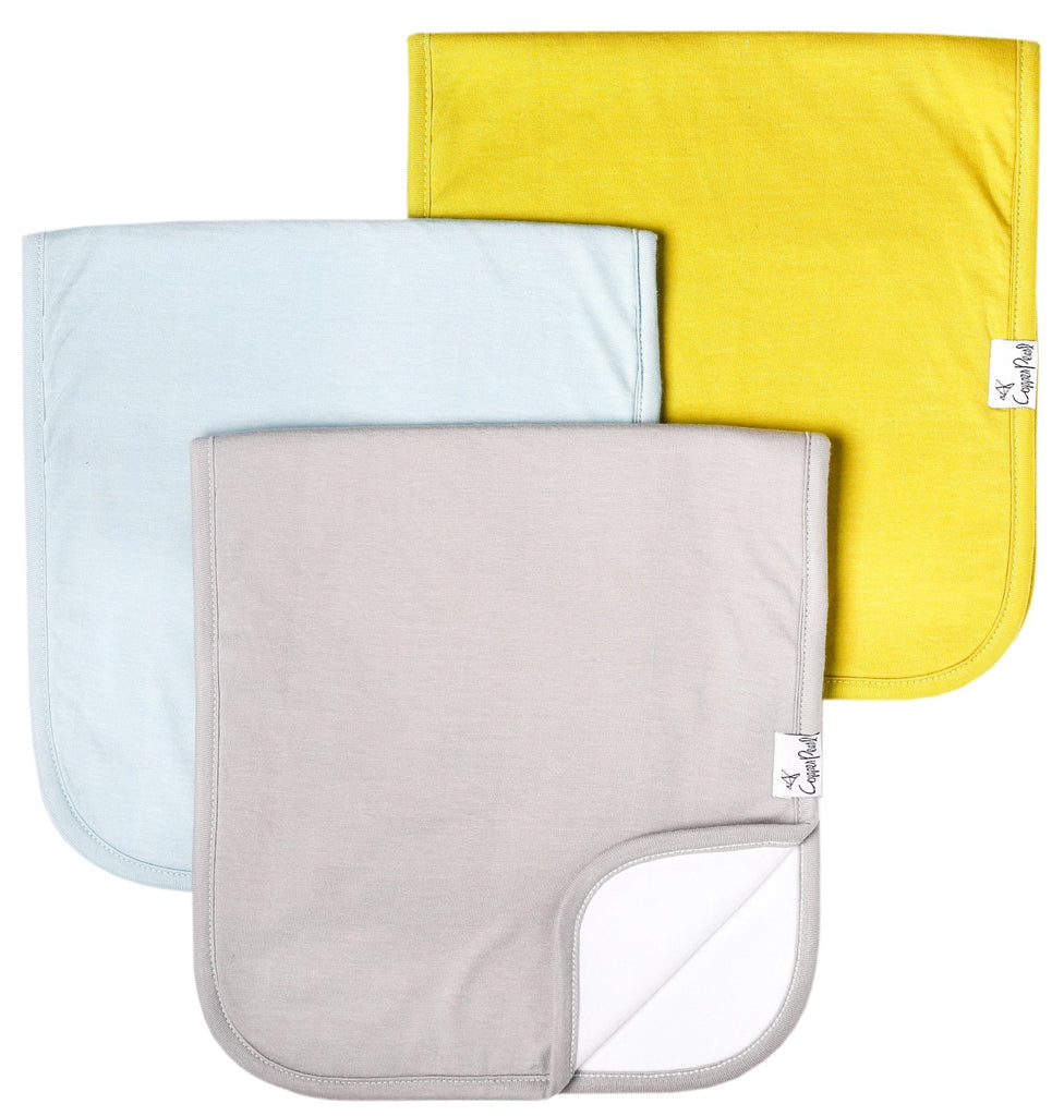 Copper Pearl Stone Burp Cloth Set Basically Bows & Bowties