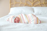 Copper Pearl Belle Knit Swaddle Blanket, Copper Pearl, cf-type-swaddling-blanket, cf-vendor-copper-pearl, Copper Pearl, Copper Pearl Enchanted, Copper Pearl Enchanted Knit Swaddle Blanket, Co