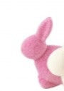 One Hundred 80 Degrees Large Flocked Seated Bunny, One Hundred 80 Degrees, Bunny, cf-vendor-one-hundred-80-degrees, Easter, Easter Basket Ideas, Easter Bunny, Flocked Bunny, One Hundred 80 De