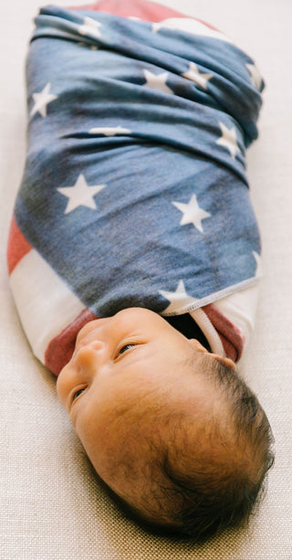 Copper Pearl Patriot Knit Swaddle Blanket, Copper Pearl, 4th of July, 4th of July Swaddle, Copper Pearl, Copper Pearl Patriot, Copper Pearl Patriot Knit Swaddle Blanket, Copper Pearl Patrioti