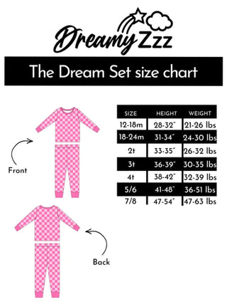 Dream Big Little Co Spooky Checkers L/S Dream Set, Dream Big Little Co, CM22, DBLC, Dream Big Little Co, Dream Big Little Co Halloween, Dream Big Little Co L/S Pajama Set, Dream Big Little Co