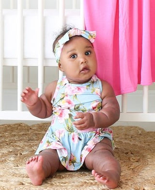 Posh Peanut Carolina Floral Racerback with Twirl Skirt Bodysuit, Posh Peanut, Infant Girls, Posh Peanut, Posh Peanut Carolina Floral, Posh Peanut Carolina Floral Racerback with Twirl Skirt Bo
