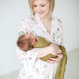 Posh Peanut Vintage Pink Rose Mommy Robe, Posh Peanut, Maternity Robe, Mommy Robe, Nursing Robe, Posh Peanut, Posh PEanut Mommy Robe, Posh Peanut Robe, Posh Peanut Vintage Pink Rose, Posh Pea