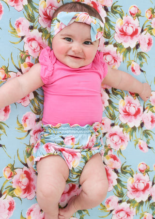 Posh Peanut Bubblegum Capsleeve Bodysuit & Carolina Floral Bloomer Set, Posh Peanut, Black Friday, Cyber Monday, Els PW 8258, End of Year, End of Year Sale, Infant Girls, Posh Peanut, Posh Pe