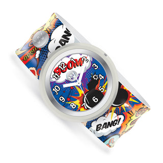 Watchitude Comics Slap Watch, Watchitude, Slap Watch, Tween Gift, Watch, Watches, Watchitude, Watchitude Comics, Watchitude Comics Slap Watch, Watchitude Watch, Watch - Basically Bows & Bowti