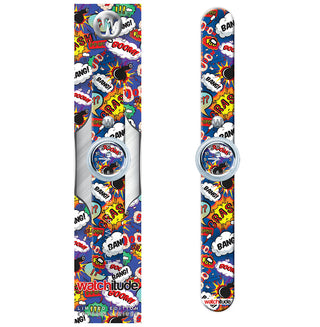 Watchitude Comics Slap Watch, Watchitude, Slap Watch, Tween Gift, Watch, Watches, Watchitude, Watchitude Comics, Watchitude Comics Slap Watch, Watchitude Watch, Watch - Basically Bows & Bowti
