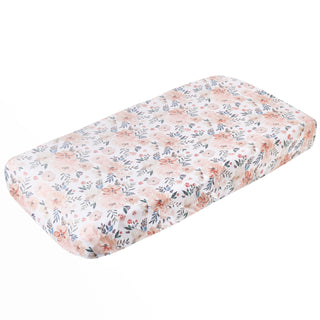 Copper Pearl Autumn Diaper Changing Pad Cover, Copper Pearl, Changing Pad Cover, Copper Pearl Autumn, Copper Pearl Autumn Diaper Changing Pad Cover, Copper Pearl Autumn Floral, Copper Pearl B