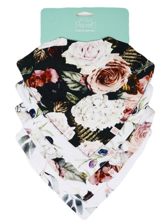 Posh Peanut Secret Garden 4 Pack Bandana Bib Set, Posh Peanut, Baby Girl Bibs, Bandana Bib Set, Bandana Bibs, Bib Set, Bibs, Floral Bibs, Posh Peanut, Posh Peanut Bib, Posh Peanut Bib Set, Po