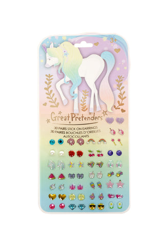 Great Pretenders Whimsical Unicorn Stick on Earring Set, Great Pretenders, cf-type-earrings, cf-vendor-great-pretenders, Creative Education, Earrings, EB Girls, Great Pretenders, Great Preten