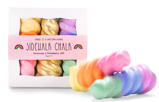 Sidewalk Chalk - Unicorn Horns, Twee, Art Supplies, Chalk, Sidewalk Chalk, Toys, Twee, Twee Sidewalk Chalk, Twee Sidewalk Chalk - Unicorn Horns, Unicorn, Unicorns, Sidewalk Chalk - Basically 