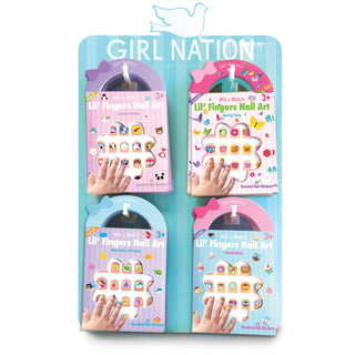 Lil' Finger Nail Art Stickers, The Piggy Store, Lil' Finger Nail Art Stickers, Nail Polish, Nail Polish Sticker, Nail Stickers, Sticker for Nail, The Piggy store, Nail Polish - Basically Bows