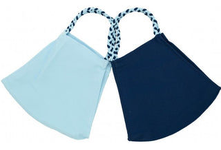 Pom Masks by Pomchies - Light Blue / Navy, Pomchies, Els PW 11399, Face Mask, Face Mask by Pomchies, Face Mask for Adults, Face Mask Pomchie, Mask, Pocmhies Face Mask, POM MASKS, Pom Masks by