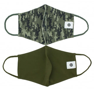 Pom Masks by Pomchies - Camo / Solid Olive, Pomchies, Els PW 11399, Face Mask, Face Mask by Pomchies, Face Mask for Adults, Face Mask Pomchie, Mask, Pocmhies Face Mask, POM MASKS, Pom Masks b