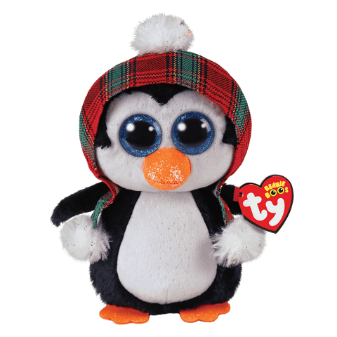 Ty Cheer the Christmas Penguin Beanie Boo, Ty Inc, All Things Holiday, Beanie, Beanie Boo, Cheer the Christmas Penguin, Christmas, Christmas Ty, ChristmasTy Christmas, Penguin Beanie Boo, Sto
