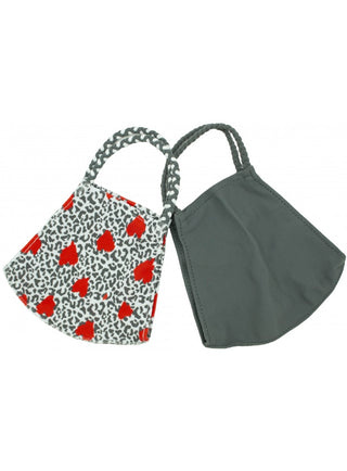 Pom Masks by Pomchies - Grey Leopard, Pomchies, Els PW 11399, Face Mask, Face Mask by Pomchies, Face Mask for Adults, Face Mask Pomchie, Mask, Pocmhies Face Mask, Pom Masks by Pomchies, Pom M
