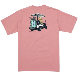 Properly Tied LD Ruff Riding Salmon S/S Tee, Properly Tied, CM22, Golf, Golf Tee, Graphic Tee, LD Ruff Riding Salmon S/S Tee, Little Ducklings, Properly Tied, Properly Tied Graphic Tee, Shirt