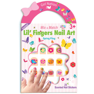 Lil' Finger Nail Art Stickers, The Piggy Store, Lil' Finger Nail Art Stickers, Nail Polish, Nail Polish Sticker, Nail Stickers, Sticker for Nail, The Piggy store, Nail Polish - Basically Bows