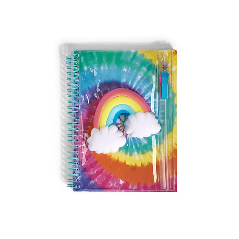 Rainbow Squishy Journal Notebook with Pouch, Two's Company, Cupcake, Gifts for Girls, Gifts for Tween, Journal, Popsicle, Rainbow, Rainbow Squishy Journal Notebook with Pouch, Tween Gift, Two