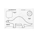 Ooly Mini Traveler Coloring & Activity Kit - Dinosaurs in Space, Ooly, Art Supplies, Book, Camp Gift, Camp Gifts, cf-type-toys-&-books, cf-vendor-ooly, Coloring & Activity Kit, Coloring Book,