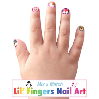 Lil' Finger Nail Art Stickers, The Piggy Store, Lil' Finger Nail Art Stickers, Nail Polish, Nail Polish Sticker, Nail Stickers, Sticker for Nail, The Piggy store, Nail Polish - Basically Bows