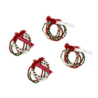 Spread the Cheer Stretch Bracelet Set, Two's Company, All Things Holiday, Bracelet, Christmas, Christmas Bracelet, Christmas Jewelry, Cupcakes & Cartwheels, Stocking Stuffer, Stocking Stuffer