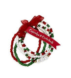 Spread the Cheer Stretch Bracelet Set, Two's Company, All Things Holiday, Bracelet, Christmas, Christmas Bracelet, Christmas Jewelry, Cupcakes & Cartwheels, Stocking Stuffer, Stocking Stuffer