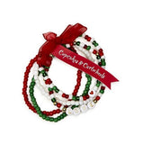 Spread the Cheer Stretch Bracelet Set, Two's Company, All Things Holiday, Bracelet, Christmas, Christmas Bracelet, Christmas Jewelry, Cupcakes & Cartwheels, Stocking Stuffer, Stocking Stuffer