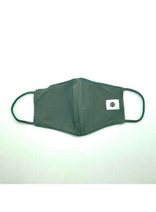 Reversible Pom Mask by Pomchies - Bottle Green / Grey, Pomchies, cf-type-face-mask, cf-vendor-pomchies, Els PW 11399, Face Mask, Face Mask by Pomchies, Face Mask for Adults, Face Mask Pomchie