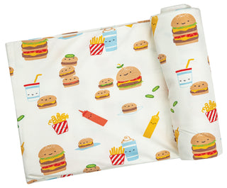 Angel Dear Burger Joint Bamboo Swaddling Blanket, Angel Dear, angel Dear, Angel Dear Burger, Angel Dear Burger Joint, Angel Dear Burger Joint Bamboo Swaddling Blanket, Angel Dear Fall 2020, A
