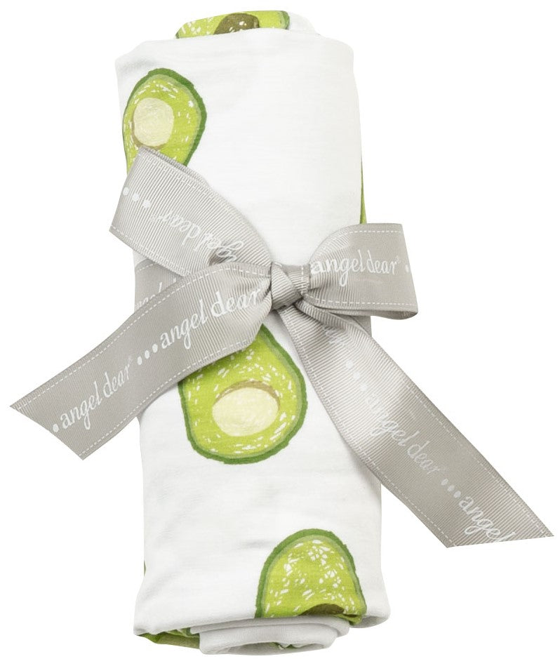 Angel Dear Avocado Bamboo Swaddling Blanket Basically Bows & Bowties
