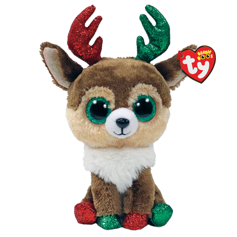 Ty Kinley the Brown Reindeer Beanie Boo, Ty Inc, All Things Holiday, Beanie, Beanie Boo, Beanie Boos, Christmas, Christmas Beanie Boo, Christmas Ty, ChristmasTy Christmas, Kinley the Brown Re