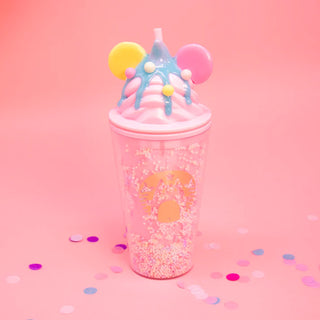Candy Dots Soft Serve Sundae Tumbler - Strawberry, Bewaltz, Bewaltz, Candy Dots Soft Serve Sundae Tumbler, cf-type-cup, cf-vendor-bewaltz, Cup, Cup with Lid, Ice Cream Sundae Tumbler, Tumbler