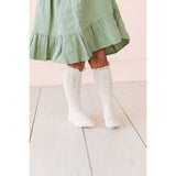 Little Stocking Co Lace Top Fancy Knee High Socks - White, Little Stocking Co, Little Stocking Co, Little Stocking Co Knee high Sock, Little Stocking Co Knee High Socks, Little Stocking Co La