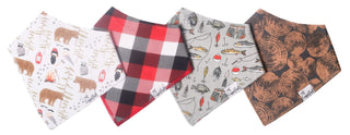 Copper Pearl Lumberjack Bandana Bib Set, Copper Pearl, Baby Shower, Baby Shower Gift, Bandana Bib Set, Bandana Bibs, Bandanna Bibs, cf-type-bib-set, cf-vendor-copper-pearl, Copper Pearl, Copp