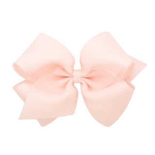 King Overlay Grosgrain Bow on Clippie (50+ Colors), Wee Ones, cf-size-antique-white, cf-size-aqua, cf-size-black, cf-size-blue, cf-size-blue-vapor, cf-size-coffee, cf-size-colonial-rose, cf-s