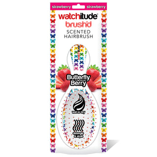Watchitude Scented Hair Brush - Butterfly Berry, Watchitude, Brush, Easter basket Ideas, EB Girls, Hair Brush, Scented Brush, Scented Hair Brush, Scented Hair Brush - Butterfly Berry, Watchit