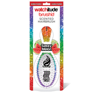 Watchitude Scented Hair Brush - Sassy Melon, Watchitude, Brush, cf-type-hair-brush, cf-vendor-watchitude, Easter basket Ideas, EB Girls, Hair Brush, Scented Brush, Scented Hair Brush, Watchit