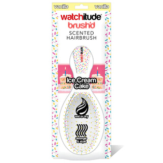 Watchitude Scented Hair Brush - Ice Cream Cake, Watchitude, Brush, Easter basket Ideas, EB Girls, Hair Brush, Scented Brush, Scented Hair Brush, Scented Hair Brush - Tropical Tie Dye, Watchit