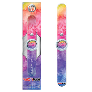 Watchitude Rainbow Tie Dye Slap Watch, Watchitude, Rainbow Tie Dye, Slap Watch, Watchitude, Watchitude Slap Watch, Watchitude Watch, Watch - Basically Bows & Bowties