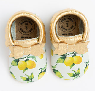 Freshly Picked Lemonade Bow Soft Sole Moccasins, Freshly Picked, Els PW 5060, Freshly Picked, Freshly Picked Bow, Freshly Picked Bow Moccasins, Freshly Picked Bow Soft Sole Moccasins, Freshly