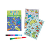 Ooly Mini Traveler Coloring & Activity Kit - Dinosaurs in Space, Ooly, Art Supplies, Book, Camp Gift, Camp Gifts, cf-type-toys-&-books, cf-vendor-ooly, Coloring & Activity Kit, Coloring Book,