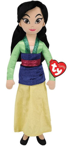 Ty Mulan Plush Doll, Ty Inc, cf-type-stuffed-animal, cf-vendor-ty-inc, Dinsey Princess, Disney Princess, EB Girls, Little Mermaid, Mulan, Mulan Doll, Plush Doll, Ty, Ty Disney, Ty Disney Prin