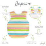 BapronBaby - Rainbow Stripes Toddler Bapron, BapronBaby, Bapron Baby, BapronBaby, BapronBaby - Rainbow Stripes Toddler Bapron, BapronBaby Rainbow Stripes, cf-type-bib, cf-vendor-bapronbaby, C